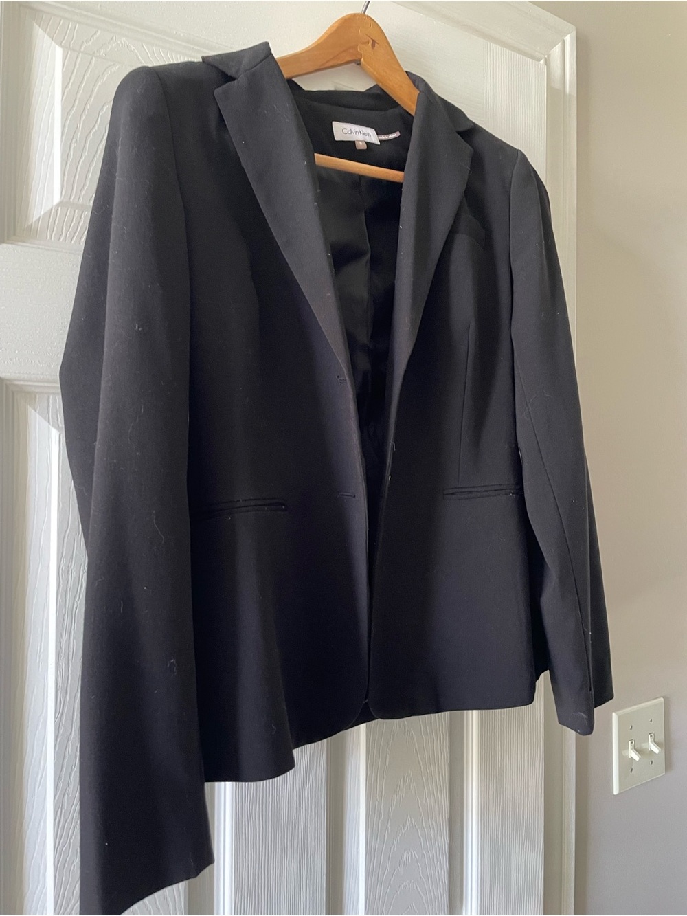 Black Calvin Klein Suit Jacket / Blazer, Size 8